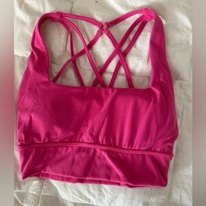BuffBunny Pink Sports Bra Size Small